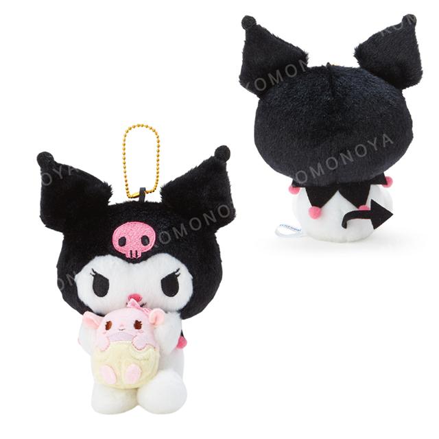小禮堂 Sanrio 三麗鷗 絨毛玩偶吊飾 (好友款) Kitty 美樂蒂 大耳狗 酷洛米 4