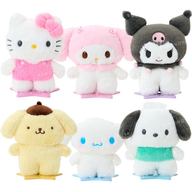 小禮堂 Sanrio 三麗鷗 磁吸站立玩偶附底座 玩偶裝 M (2025拍照道具) Kitty 美樂蒂