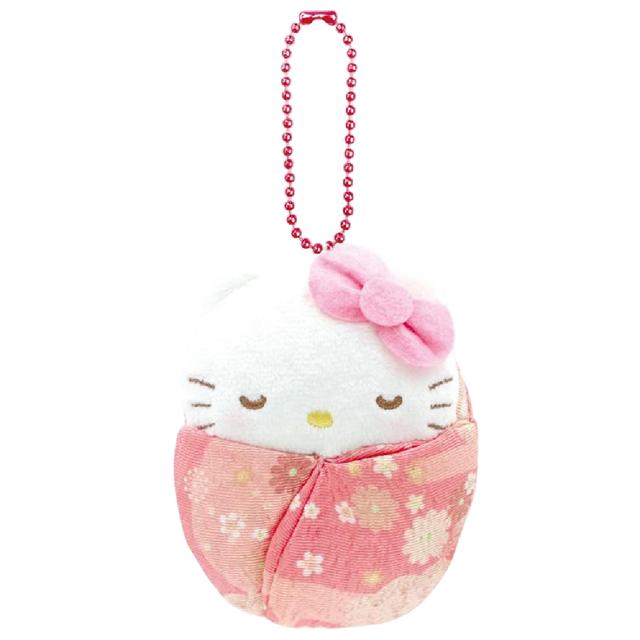 Sanrio 三麗鷗 絨毛玩偶吊飾 (和服襁褓款)
