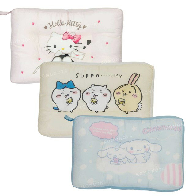 小禮堂 Sanrio 三麗鷗 吉伊卡哇 天絲水洗午安童枕 50x33cm
