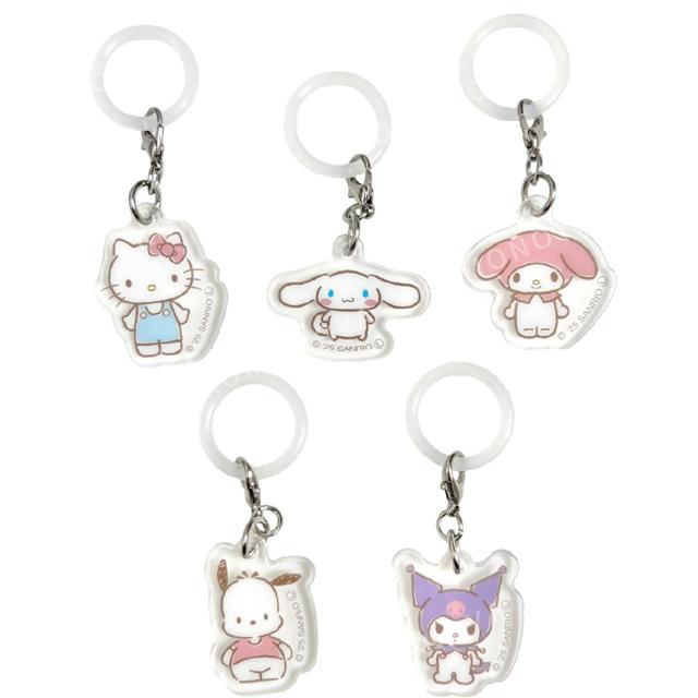小禮堂 Sanrio 三麗鷗 壓克力雨傘吊飾 (站姿款) Kitty 美樂蒂 大耳狗 帕恰狗