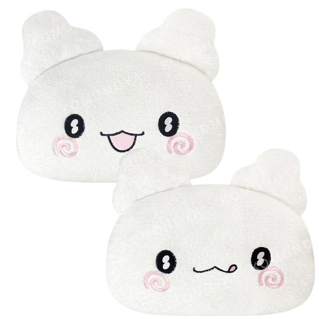 小禮堂 Sanrio 三麗鷗 花丸 螢光絨毛造型抱枕 (大臉款)