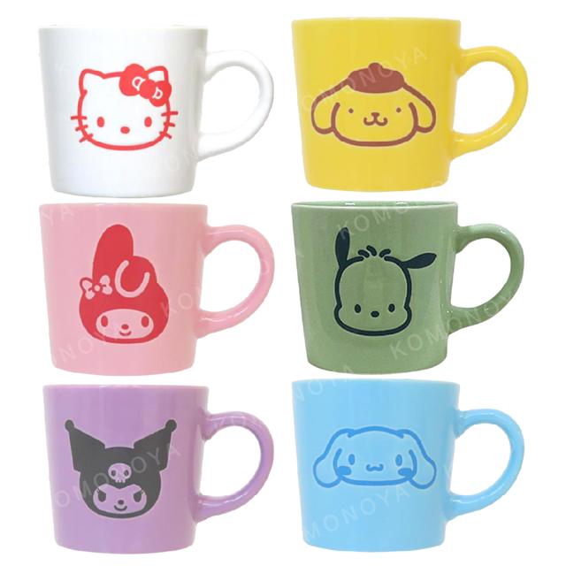 小禮堂 Sanrio 三麗鷗 陶瓷馬克杯 (大臉款) Kitty 美樂蒂 酷洛米 大耳狗 布丁狗