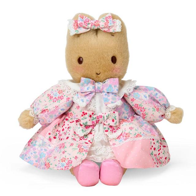小禮堂 Sanrio 三麗鷗 兔媽媽 絨毛玩偶娃娃 (田園碎花風格)