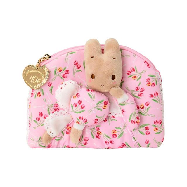 小禮堂 Sanrio 三麗鷗 兔媽媽 面紙收納包 (田園碎花風格)