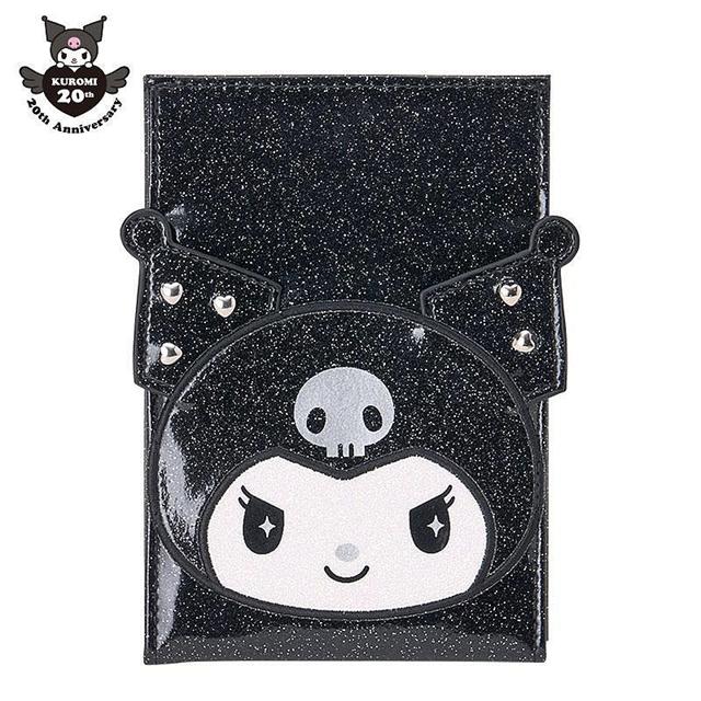 小禮堂 Sanrio 三麗鷗 酷洛米 皮質造型折疊鏡 (酷洛米的魔法鑰匙)
