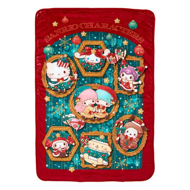 小禮堂 Sanrio 三麗鷗 收納式毛毯抱枕 (2025聖誕節派對)