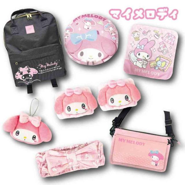 小禮堂 Sanrio 三麗鷗 美樂蒂 後背包福袋7入組 (2025福袋)