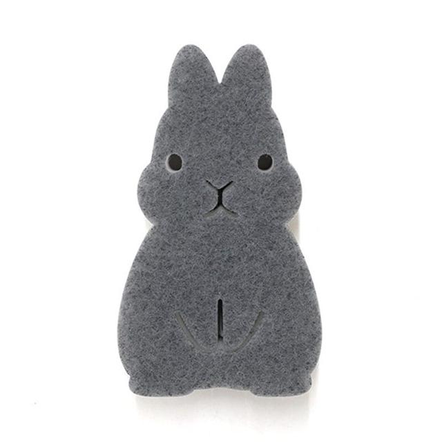 小禮堂 ECHO 造形浴缸清潔海綿 (兔子款)