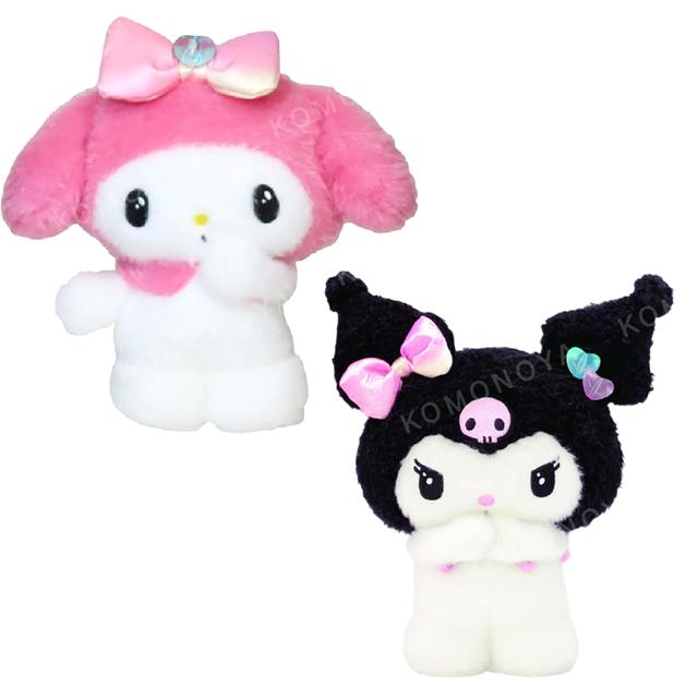 小禮堂 Sanrio 三麗鷗 絨毛玩偶娃娃 S (粉彩樂園) 美樂蒂 酷洛米