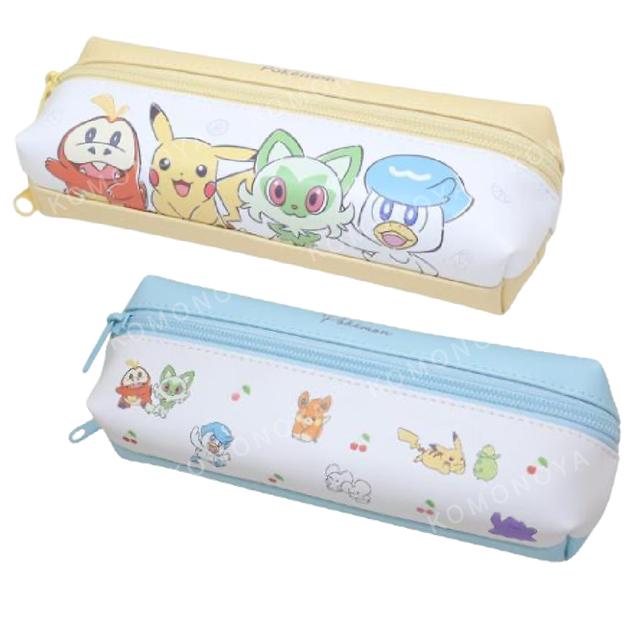小禮堂 寶可夢 皮質雙面拉鍊筆袋 (集合款)