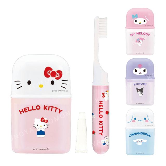 小禮堂 Sanrio 三麗鷗 牙刷杯組 (大臉款) Kitty 大耳狗 酷洛米 美樂蒂