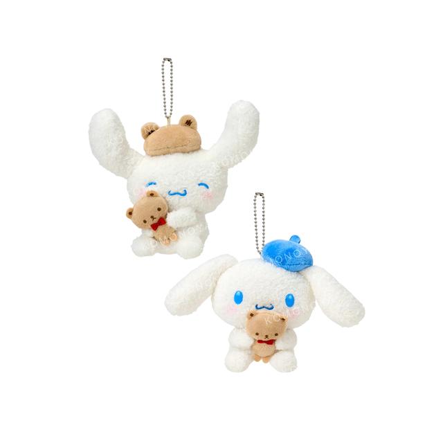 小禮堂 Sanrio 三麗鷗 大耳狗 絨毛玩偶吊飾 (熊熊貝雷帽)