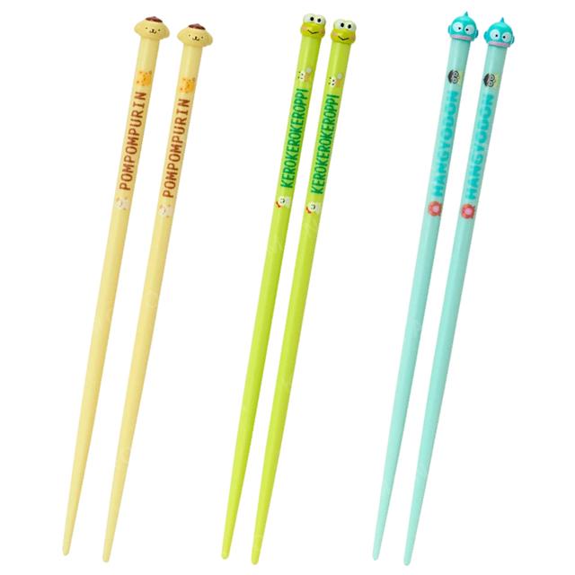 小禮堂 Sanrio 三麗鷗 造型樹脂筷子 20cm (大頭款) 布丁狗 人魚漢頓