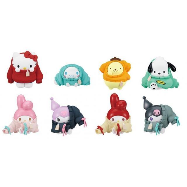 小禮堂 《盲盒拆賣》Sanrio 三麗鷗 塑膠公仔 (毛衣款)