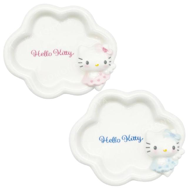 小禮堂 Sanrio 三麗鷗 Hello Kitty 陶瓷造型肥皂盤 (天使款)