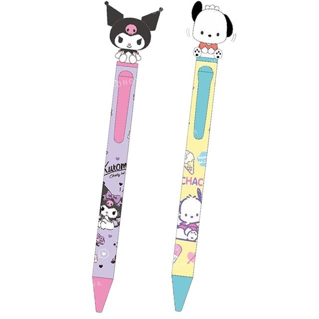 小禮堂 Sanrio 三麗鷗 造型原子筆 0.7mm 黑 (坐姿款) 酷洛米 帕恰狗