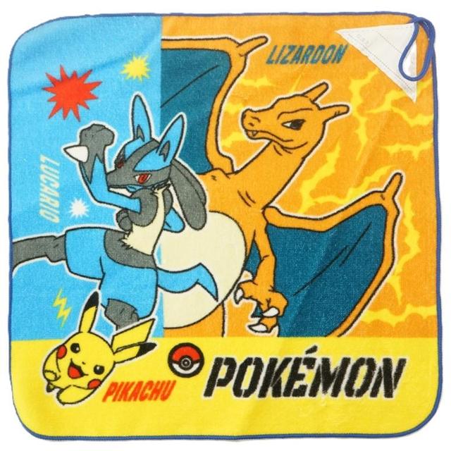 小禮堂 Pokemon 寶可夢 34x34cm 棉紙方形手帕 (噴火龍款)