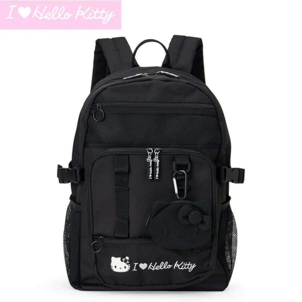 小禮堂 Sanrio 三麗鷗 Hello Kitty 尼龍雙肩後背包 (I Love Hello Kitty)