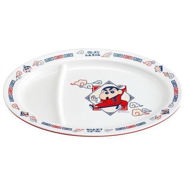 小禮堂 Skater 蠟筆小新 美耐皿餃子盤 MCH3 (中華款)