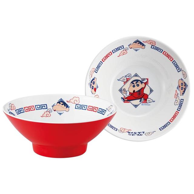 小禮堂 Skater 蠟筆小新 美耐皿拉麵碗 MCH8 (中華款)
