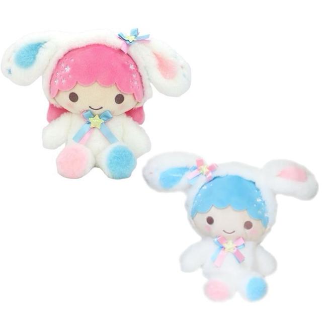 小禮堂 Sanrio 三麗鷗 雙子星 絨毛玩偶娃娃 (兔子款)