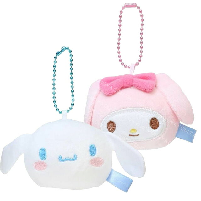 小禮堂 Sanrio 三麗鷗 絨毛吊飾娃娃 (大臉款) 美樂蒂 大耳狗