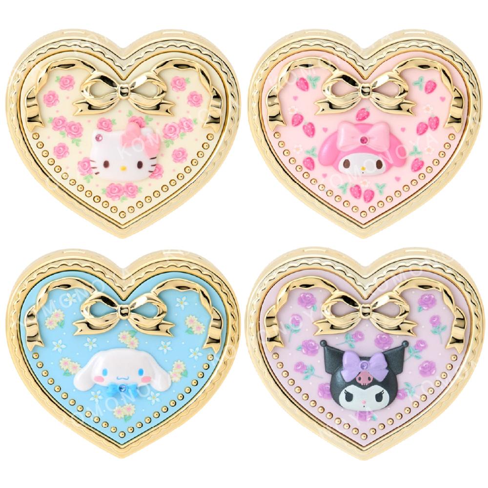小禮堂 Sanrio 三麗鷗 金屬造型飾品盒 (愛心款) Kitty 美樂蒂 大耳狗 酷洛米