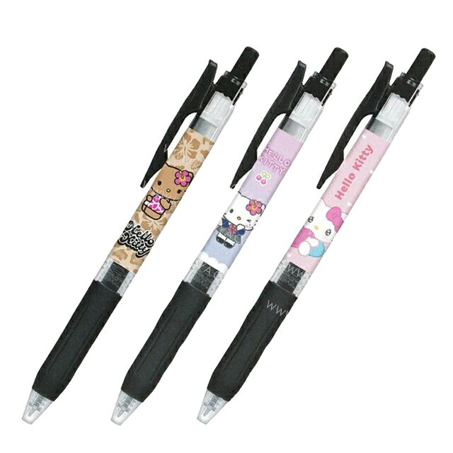 小禮堂 Sanrio 三麗鷗 x SARASA Hello Kitty 0.5mm 黑色原子筆