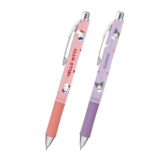 小禮堂 Sanrio 三麗鷗 Energel 原子筆 0.5mm (動作款) Kitty 酷洛米
