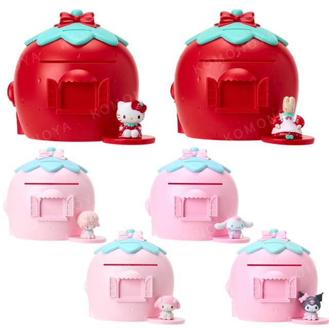 小禮堂 Sanrio 三麗鷗 造型存錢筒 (草莓屋) Kitty 美樂蒂 大耳狗 酷洛米 Piano 兔媽媽
