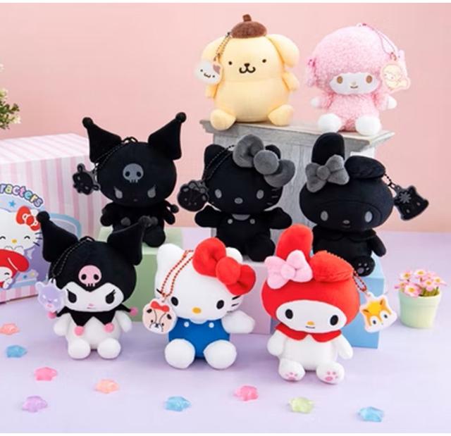 小禮堂 《盲盒拆賣》Sanrio 三麗鷗 絨毛玩偶吊飾 Hello Kitty 美樂蒂 酷洛米 Piano