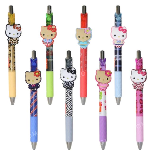 小禮堂 Sanrio 三麗鷗 Hello Kitty 造型原子筆 0.5mm 黑