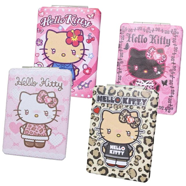 小禮堂 Sanrio 三麗鷗 Hello Kitty 摺疊兩用隨身鏡 (全身款)