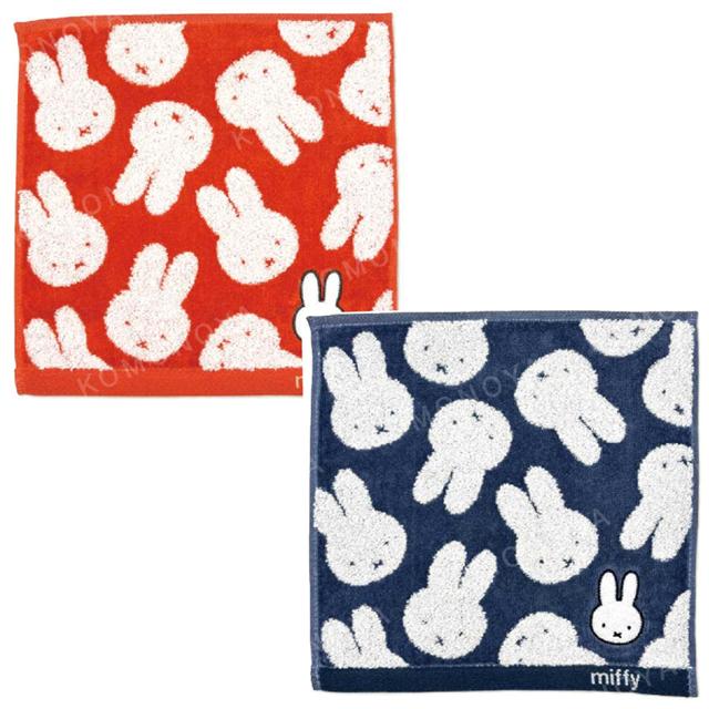 小禮堂 米飛兔 棉質方巾 25x25cm (滿版大臉款)
