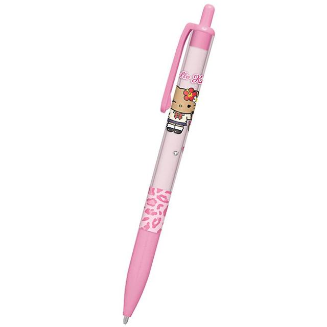 小禮堂 Sanrio 三麗鷗 Hello Kitty 原子筆 黑 0.5mm (曬黑制服款)