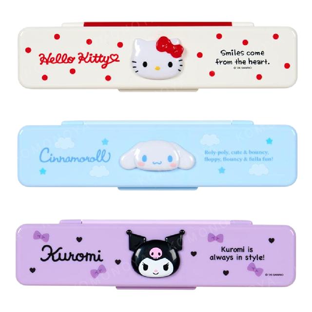 小禮堂 Sanrio 三麗鷗 盒裝兩件式餐具組 (大臉款) Kitty 大耳狗 酷洛米