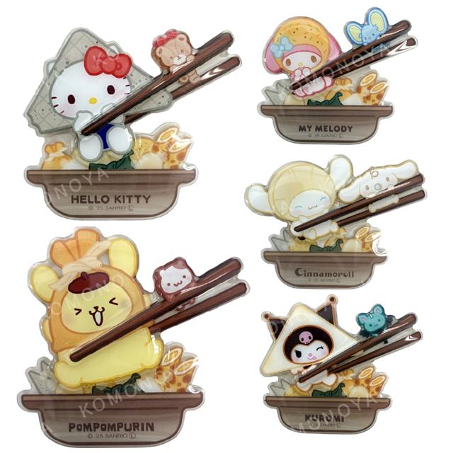 小禮堂 Sanrio 三麗鷗 壓克力造型磁鐵 (關東煮款) Kitty 美樂蒂 大耳狗 酷洛米