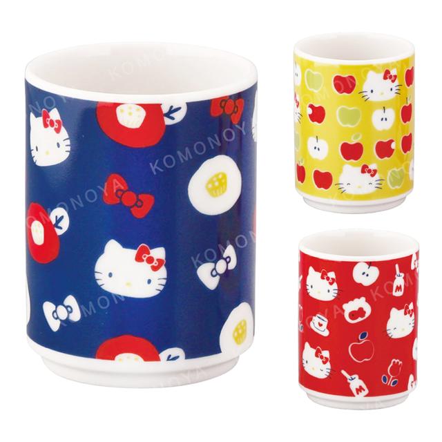 小禮堂 Sanrio 三麗鷗 Hello Kitty 陶瓷茶杯 300ml (滿版圖款)