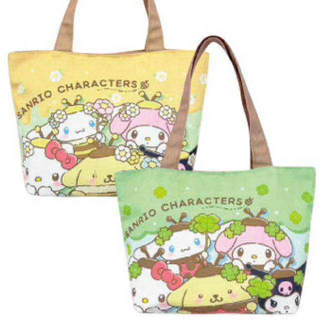 小禮堂 Sanrio 三麗鷗 Hello Kitty 尼龍手提袋 (蜜蜂/瓢蟲系列)
