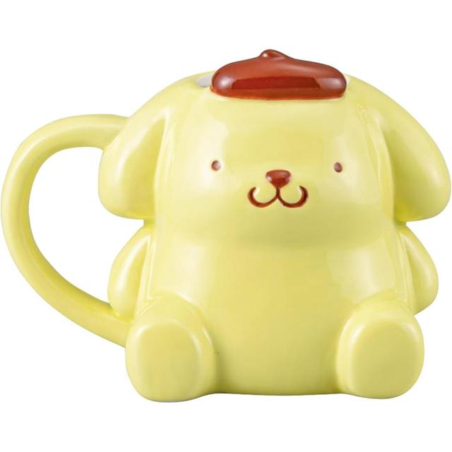 小禮堂 Sanrio 三麗鷗 布丁狗 陶瓷造型馬克杯 370ml (坐姿款)