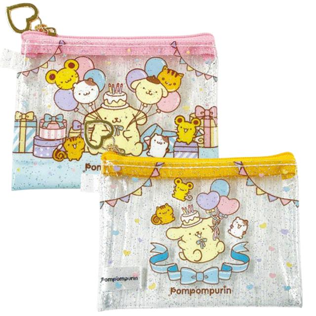 小禮堂 Sanrio 三麗鷗 布丁狗 PVC拉鍊收納袋 (生日禮物款)