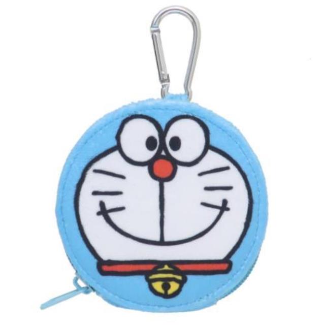 小禮堂 I'm Doraemon 哆啦A夢 圓形扣環零錢包 (大臉款)
