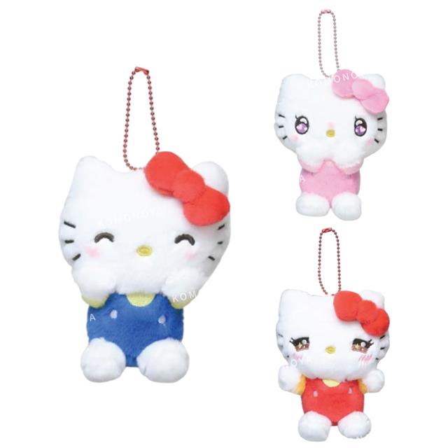 小禮堂 Sanrio 三麗鷗 Hello Kitty 絨毛吊飾娃娃 (百變表情款)