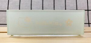 【震撼精品百貨】凱蒂貓 Hello Kitty 日本SANRIO三麗鷗 KITTY 塑膠置物盤(展示品)-淡藍#15021 震撼日式精品百貨