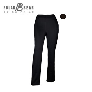 【POLAR BEAR】女針織麻彩彈性內刷毛長褲-15P21