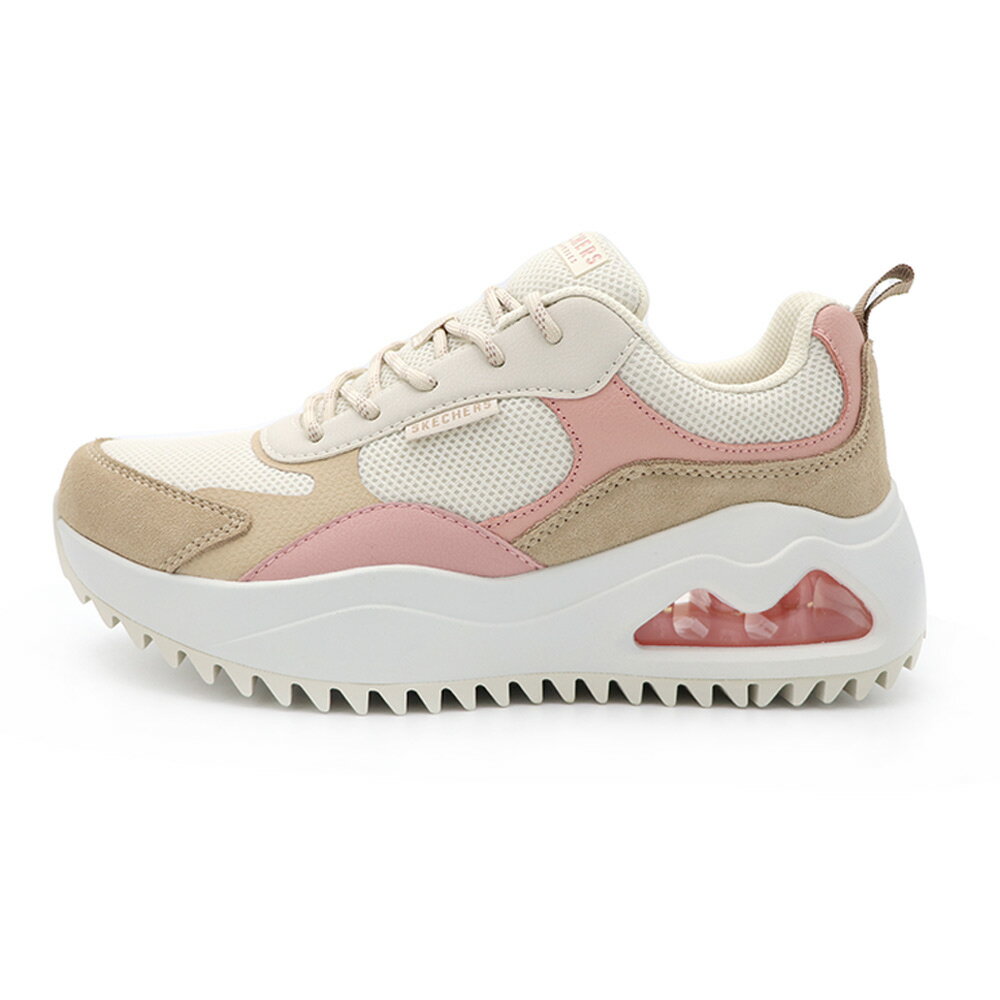 【全館滿額折】Skechers Uno Peaks-Hollywood 白粉 厚底 休閒鞋 女款 J2576【新竹皇家177546NAT】
