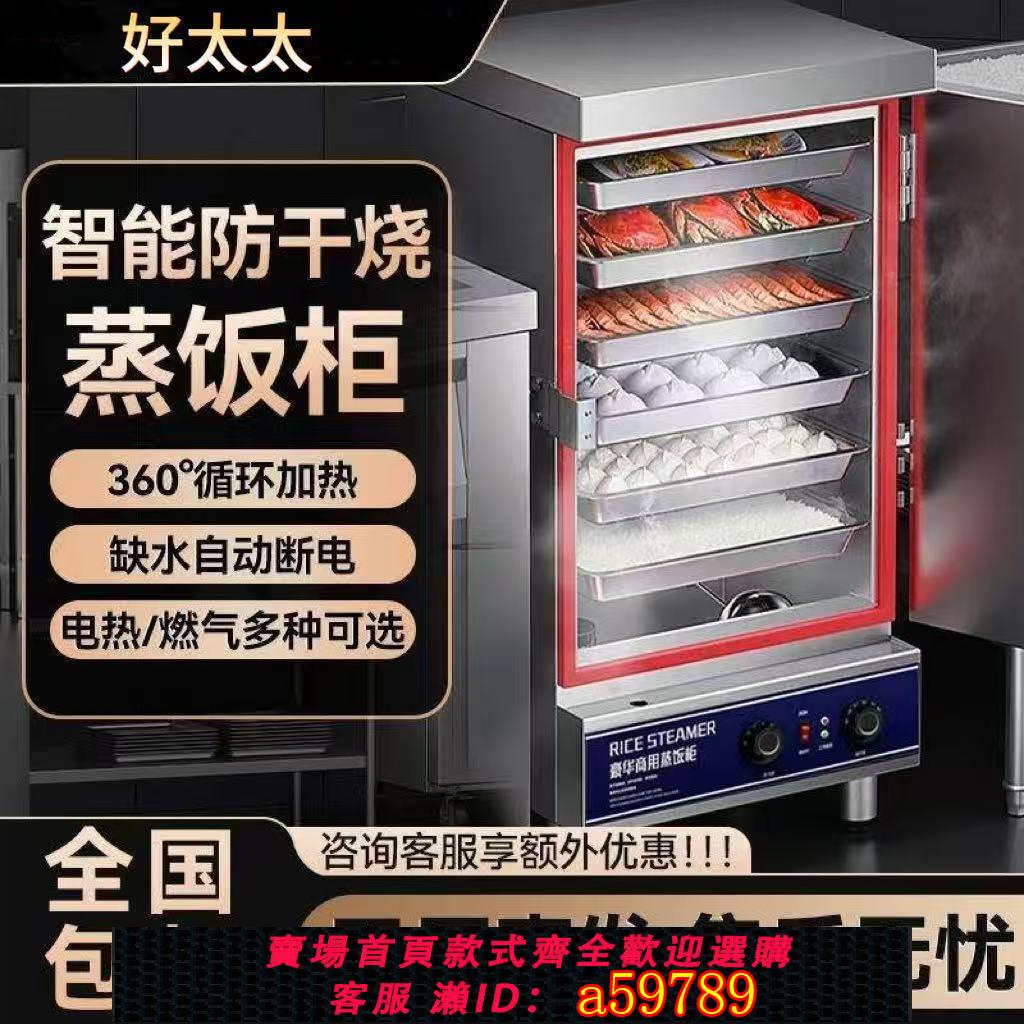 【廠家直銷 可打統編】蒸飯櫃商用電蒸箱蒸包爐燃氣小型食堂全自動蒸飯車饅頭米飯蒸飯機