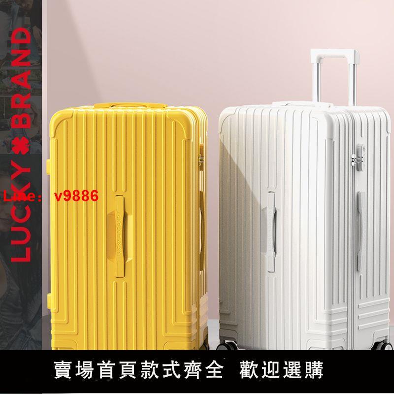 【臺灣公司 超低價】美國luckybrand超大容量行李箱密碼箱男女靜音輪拉桿箱拉鏈旅行箱