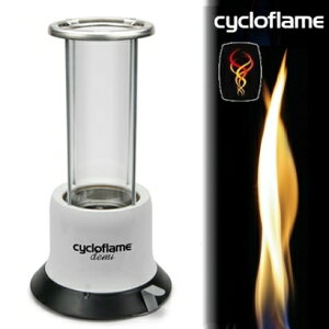 CycloFlame Demi 野趣安全氣氛燈/火舞旋安全燃料情境氣氛燈/燭光燈/螺旋火舞燈 雪白白
